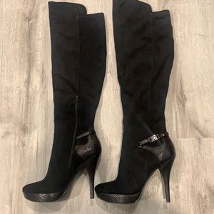 Guess over the knee boots
